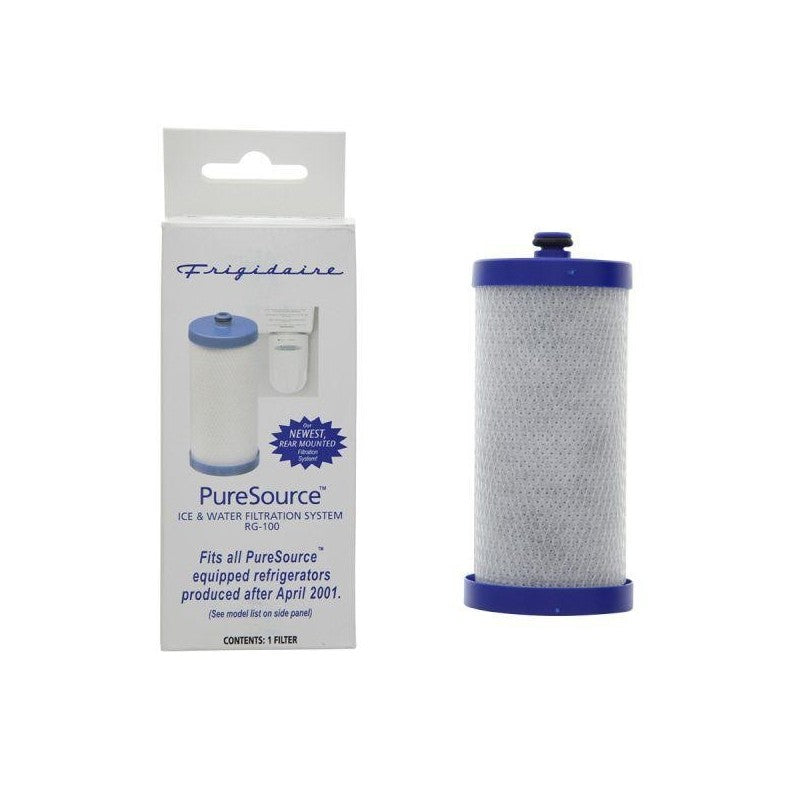 Frigidaire Ice and water filtration system; RG100; PureSource